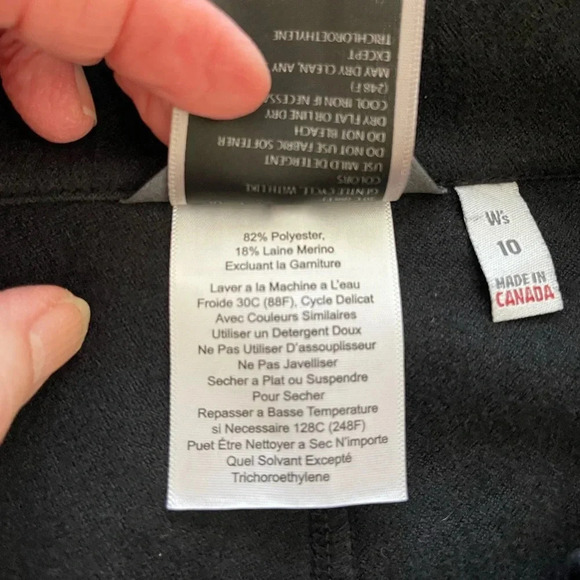 Ibex Climawool Lite Wool Pants Womens 10 Merino Soft Shell Hiking Snow Ski - Picture 11 of 13